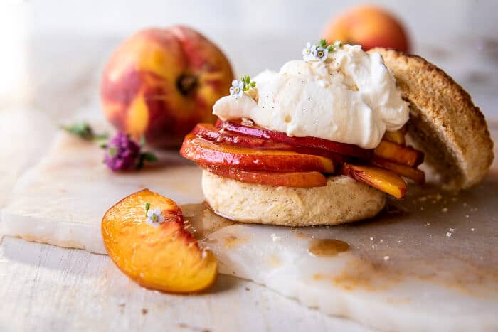 Brown Sugar Peach Shortcakes | halfbakedharvest.com