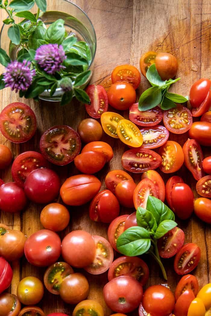 Caprese Chicken Pasta Salad | halfbakedharvest.com