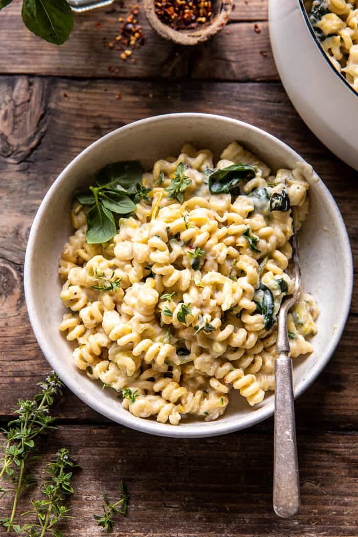 One Pot Lemon Butter Ricotta and Zucchini Pasta | halfbakedharvest.com