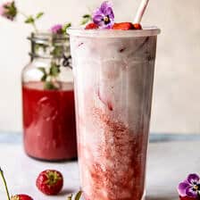 Strawberry Pink Drink | halfbakedharvest.com