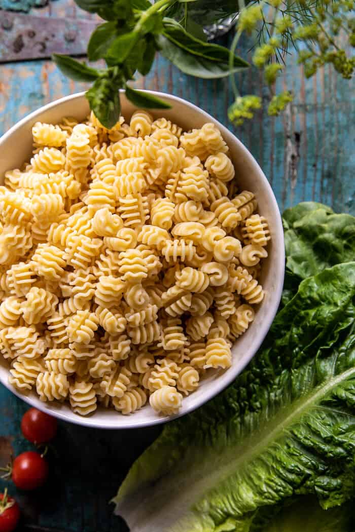 BBQ Chicken Ranch Pasta Salad | halfbakedharvest.com BBQ Chicken Ranch Pasta Salad | halfbakedharvest.com