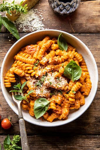 Cherry Tomato Pasta Alla Vodka | halfbakedharvest.com