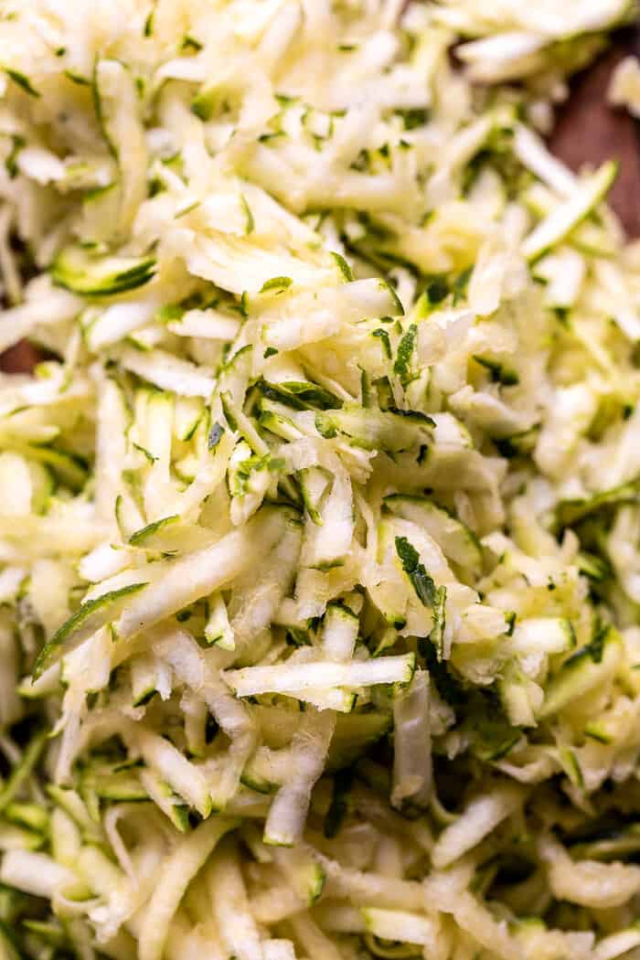 Chocolate Zucchini Banana Cake with Vanilla Coffee Frosting | halfbakedharvest.com