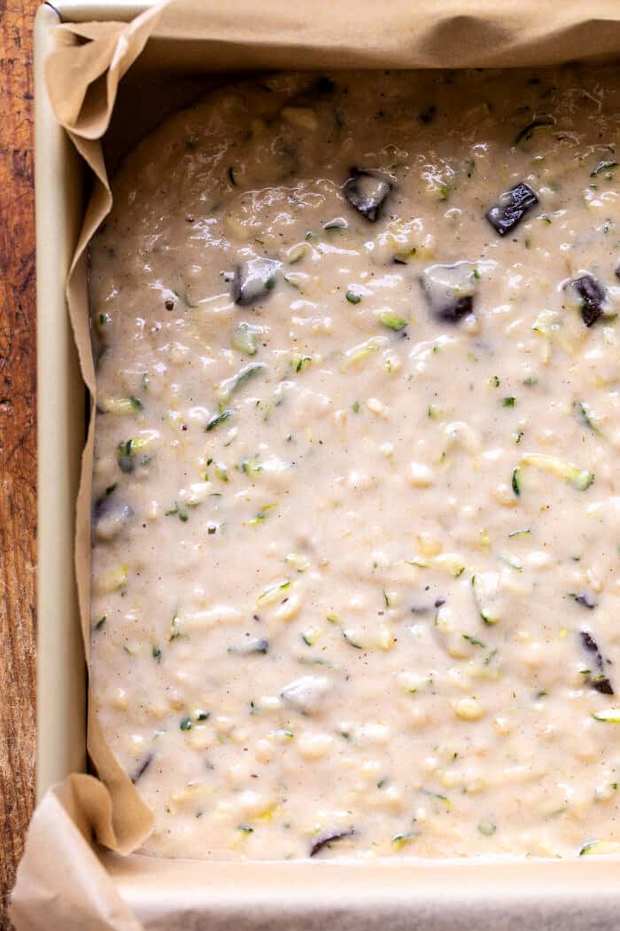 Chocolate Zucchini Banana Cake with Vanilla Coffee Frosting | halfbakedharvest.com