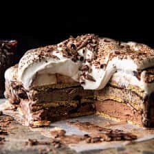 Coffee and Fudge Ice Cream Cake | halfbakedharvest.com