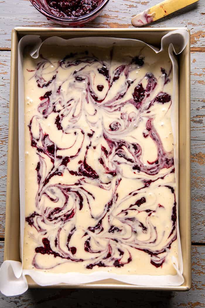 Swirled Blackberry Lavender Sheet Cake | halfbakedharvest.com Swirled Blackberry Lavender Sheet Cake | halfbakedharvest.com