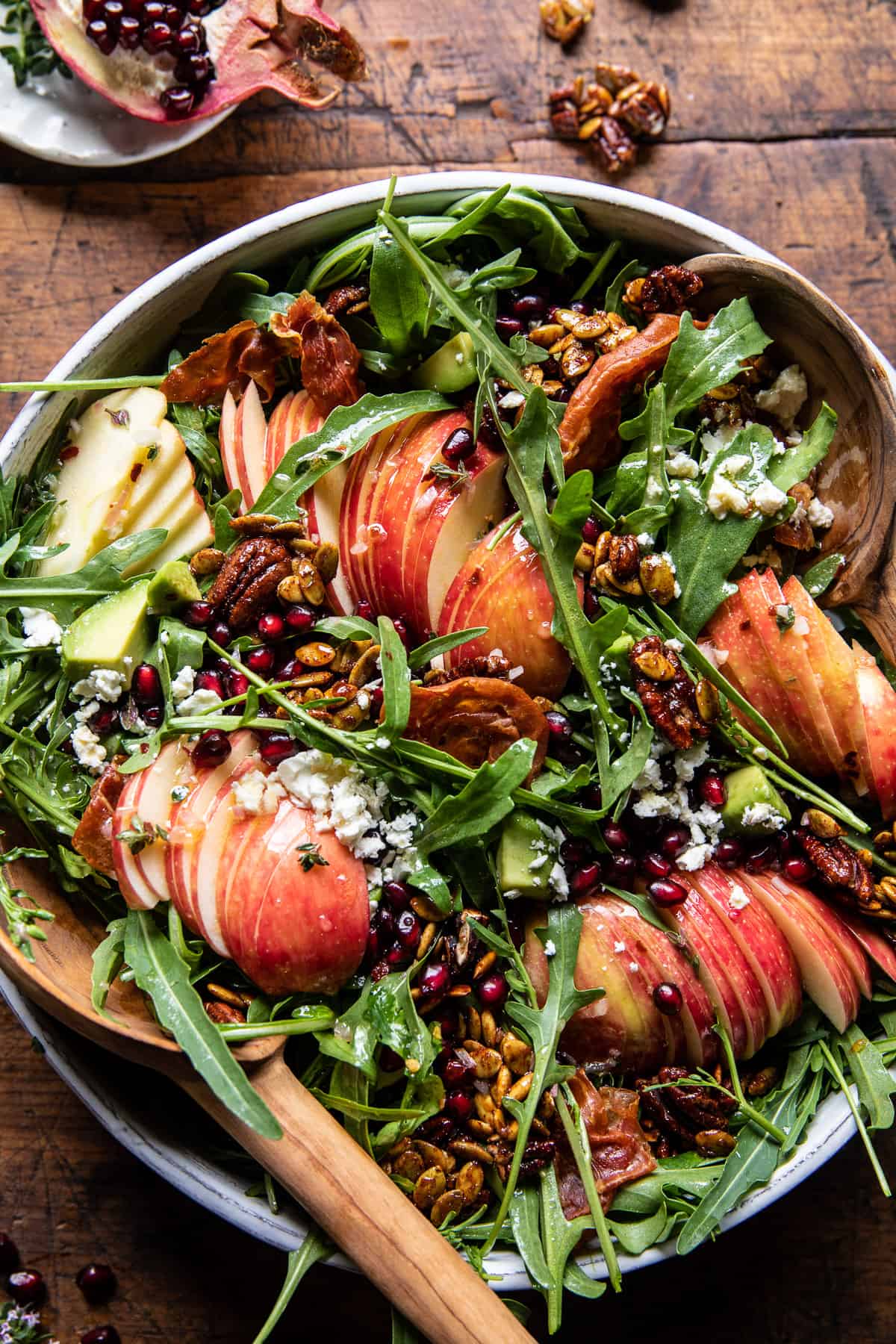 Autumn Harvest Honeycrisp Apple and Feta Salad | halfbakedharvest.com