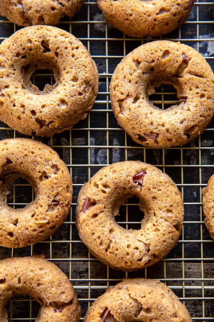 Baked Apple Cider Doughnuts with Cinnamon Maple Glaze | halfbakedharvest.com