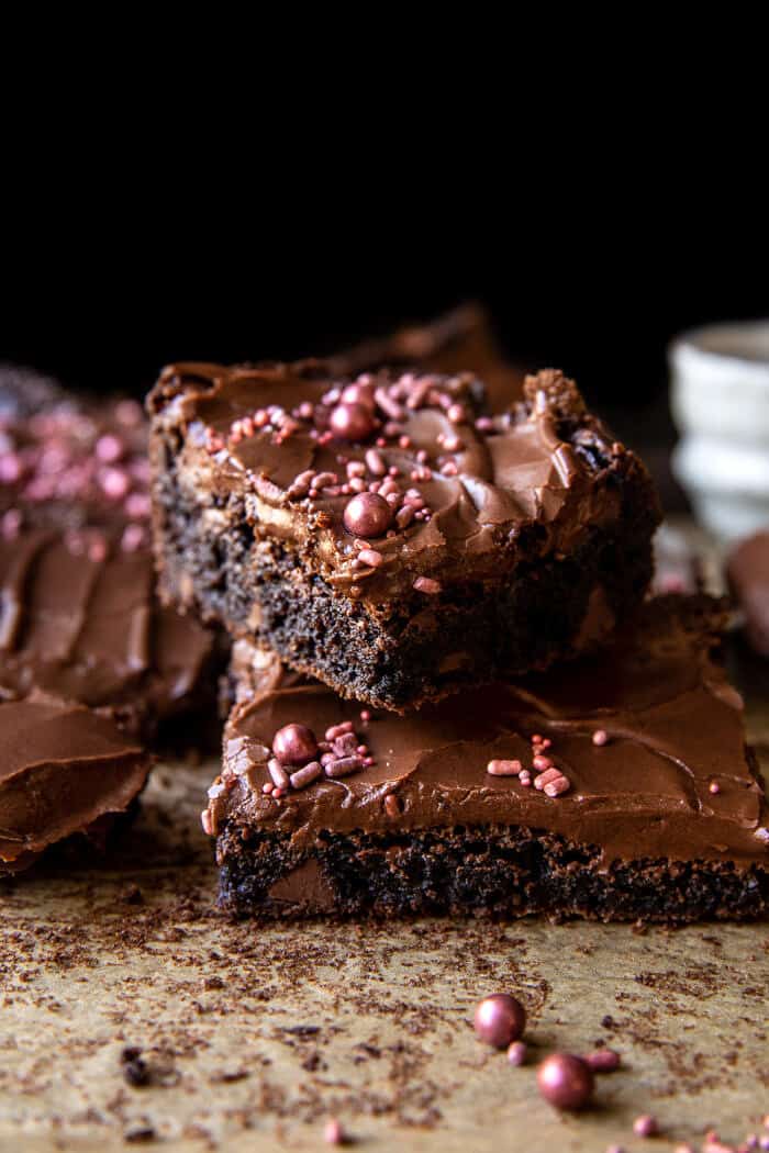 Old Fashioned Iced Fudge Brownies | halfbakedharvest.com