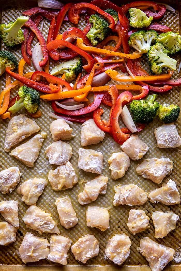 Sheet Pan Sticky Sweet and Sour Chicken | halfbakedharvest.com Sheet Pan Sticky Sweet and Sour Chicken | halfbakedharvest.com