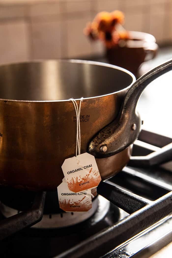 Vanilla Chai Pumpkin Cream Cold Brew | halfbakedhavrest.com