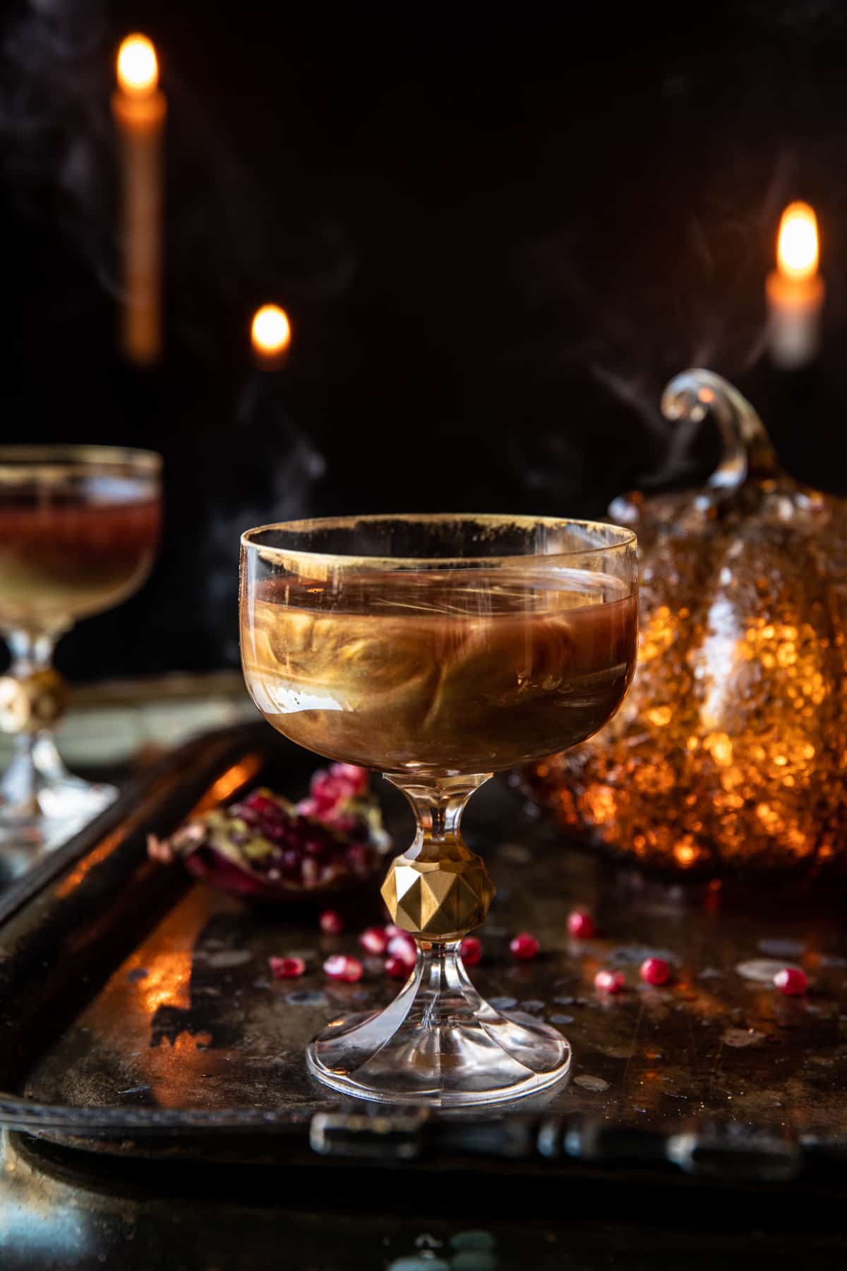 I put a Spell on You Poison Apple Martini | halfbakedharvest.com