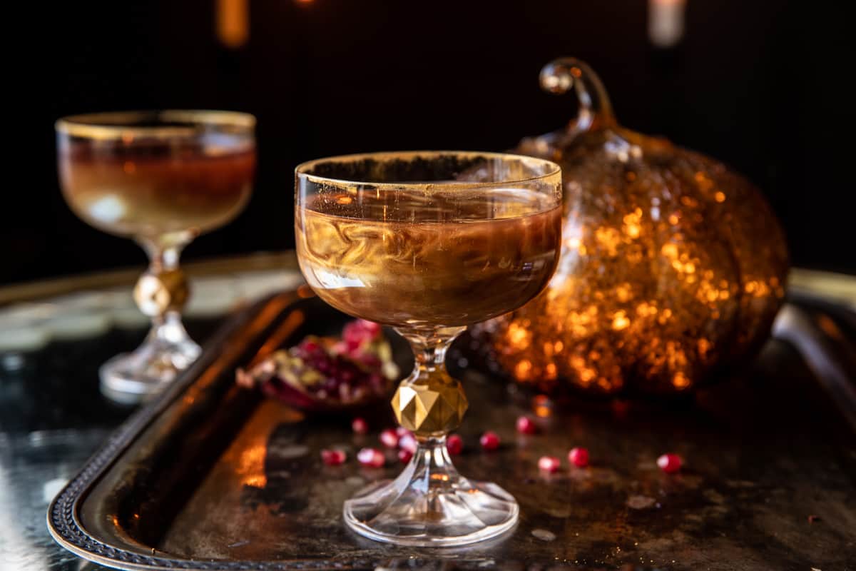 I put a Spell on You Poison Apple Martini | halfbakedharvest.com