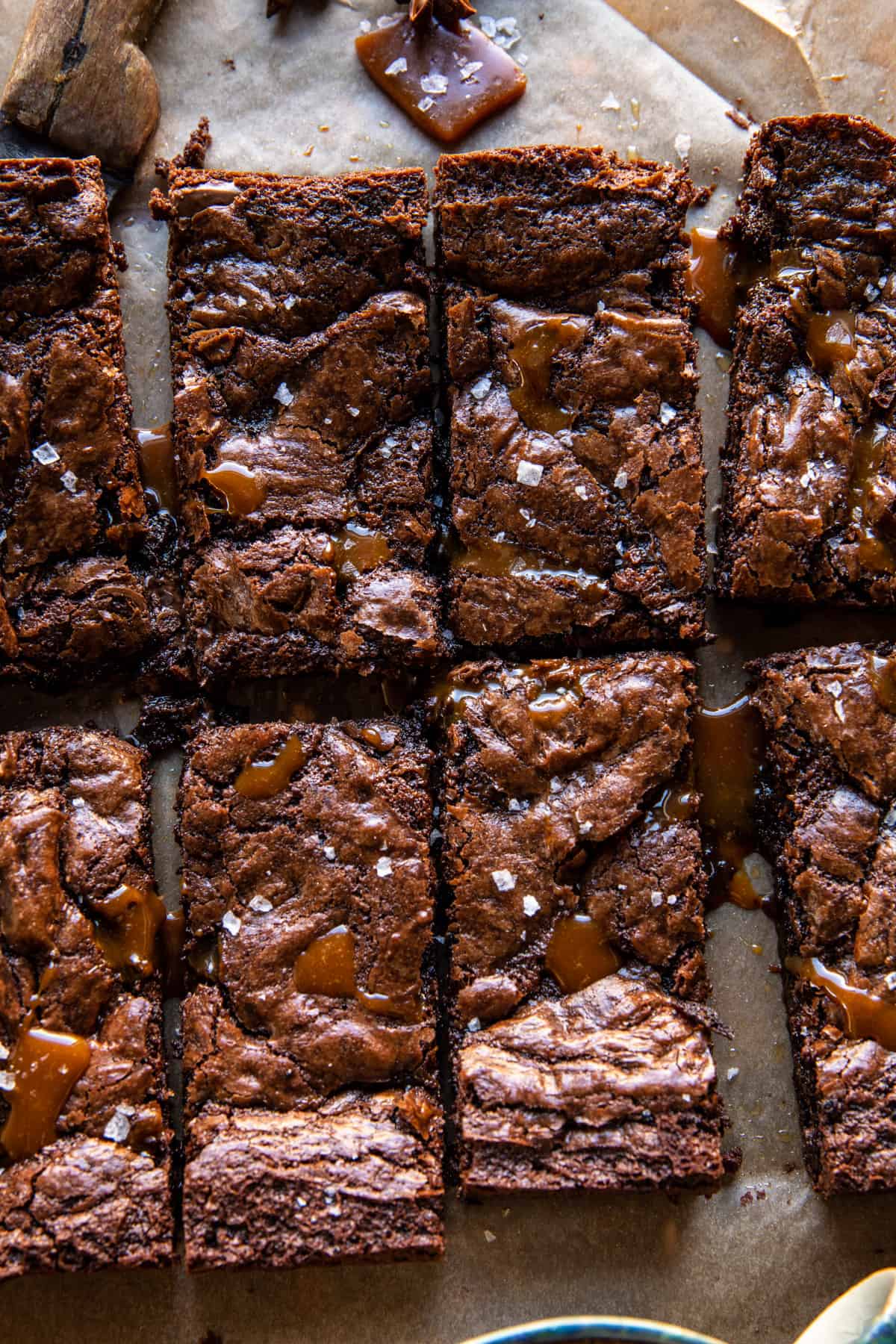 Caramel Mocha Nutella Brownies | halfbakedharvest.com