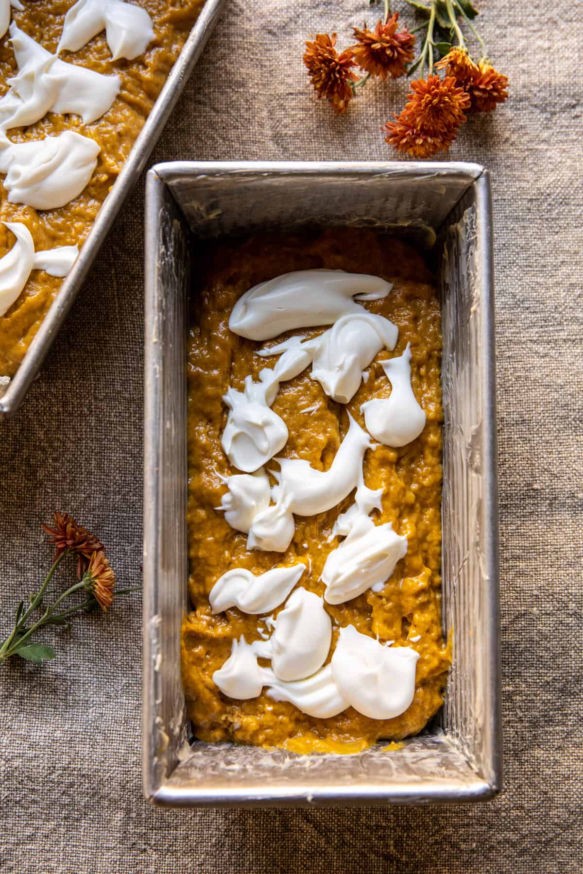 Cream Cheese Swirled Cinnamon Pumpkin Butter Bread | halfbakedharvest.com