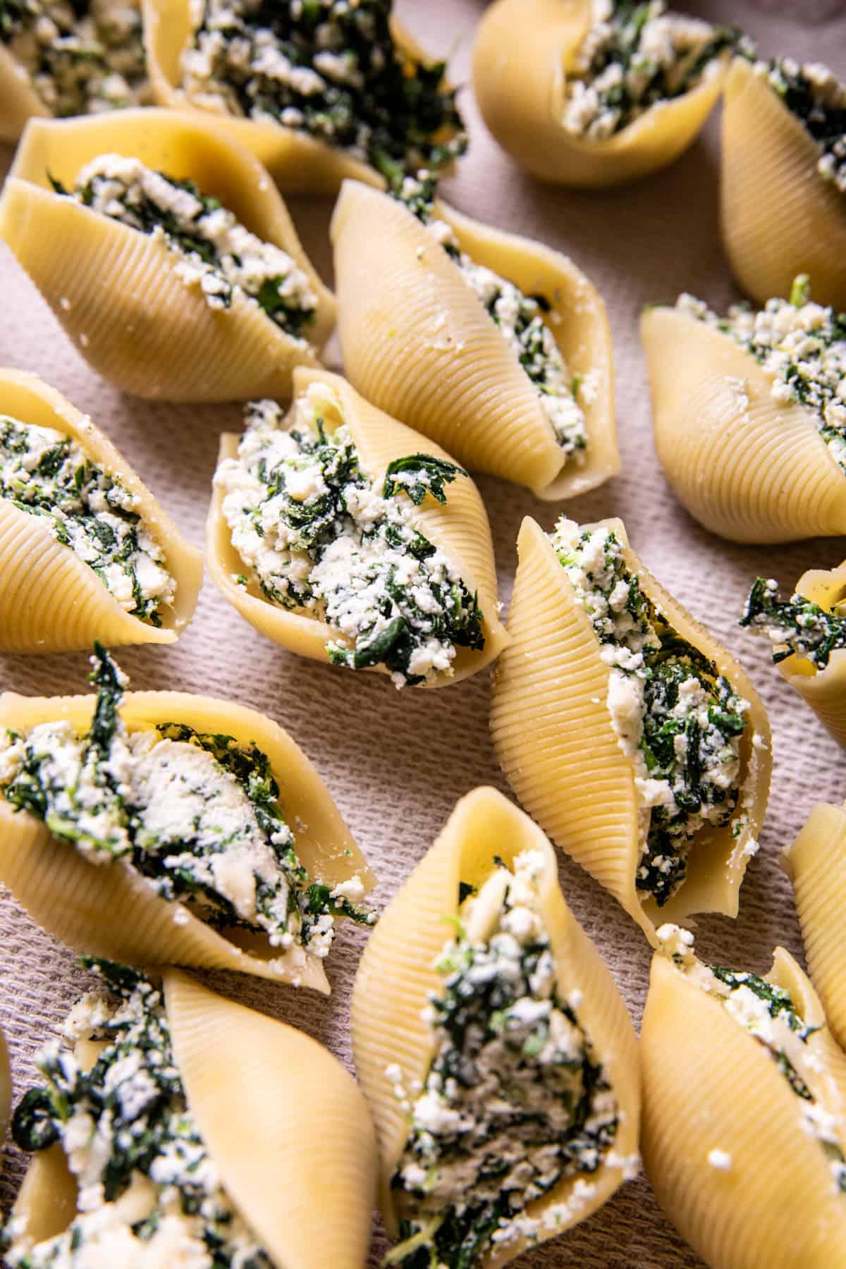 Creamy White Wine Mushroom Stuffed Shells | halfbakedharvest.com