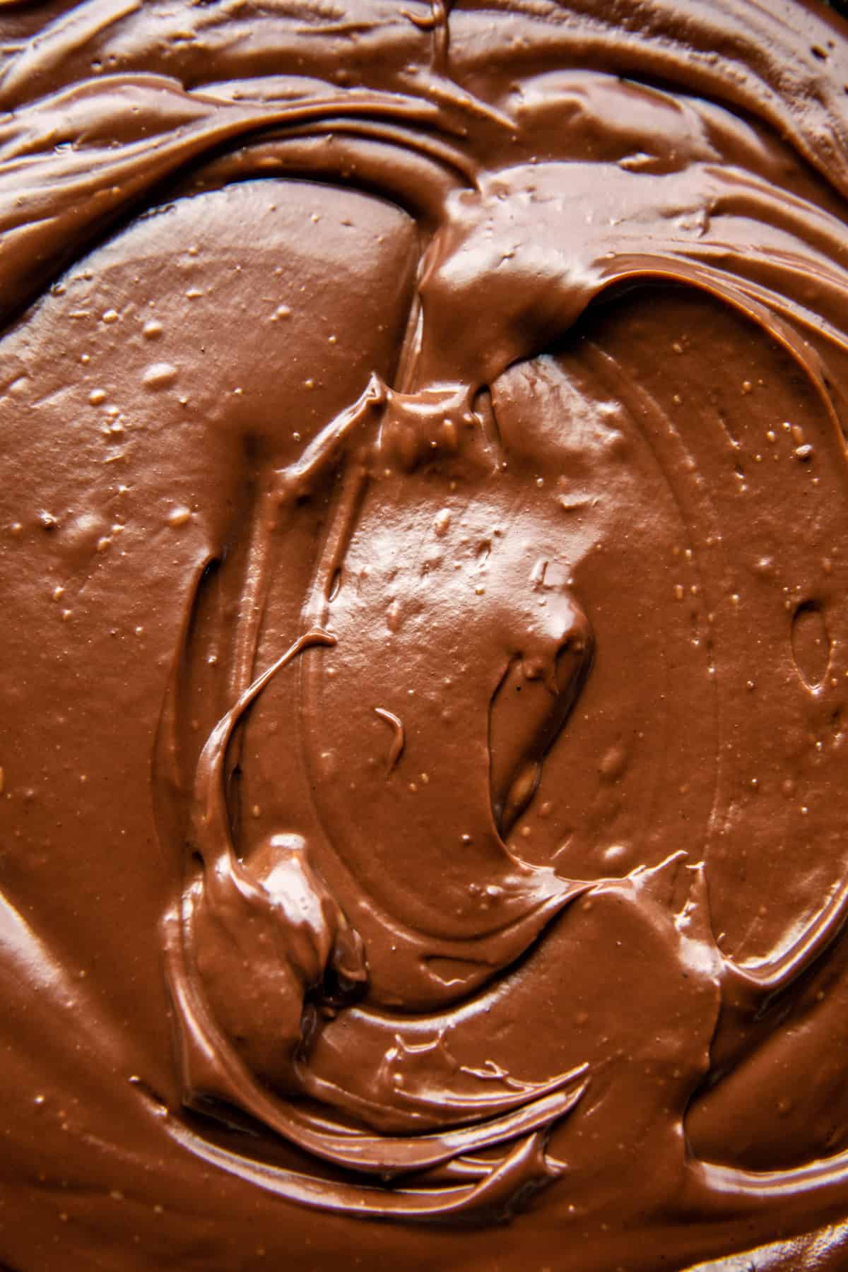 Double Chocolate Mocha Pudding Pie | halfbakedharvest.com