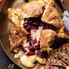 Pastry Wrapped Cranberry Baked Brie | halfbakedharvest.com