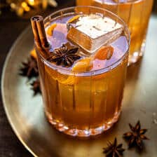 Spiced Maple Bourbon Fizz | halfbakedharvest.com