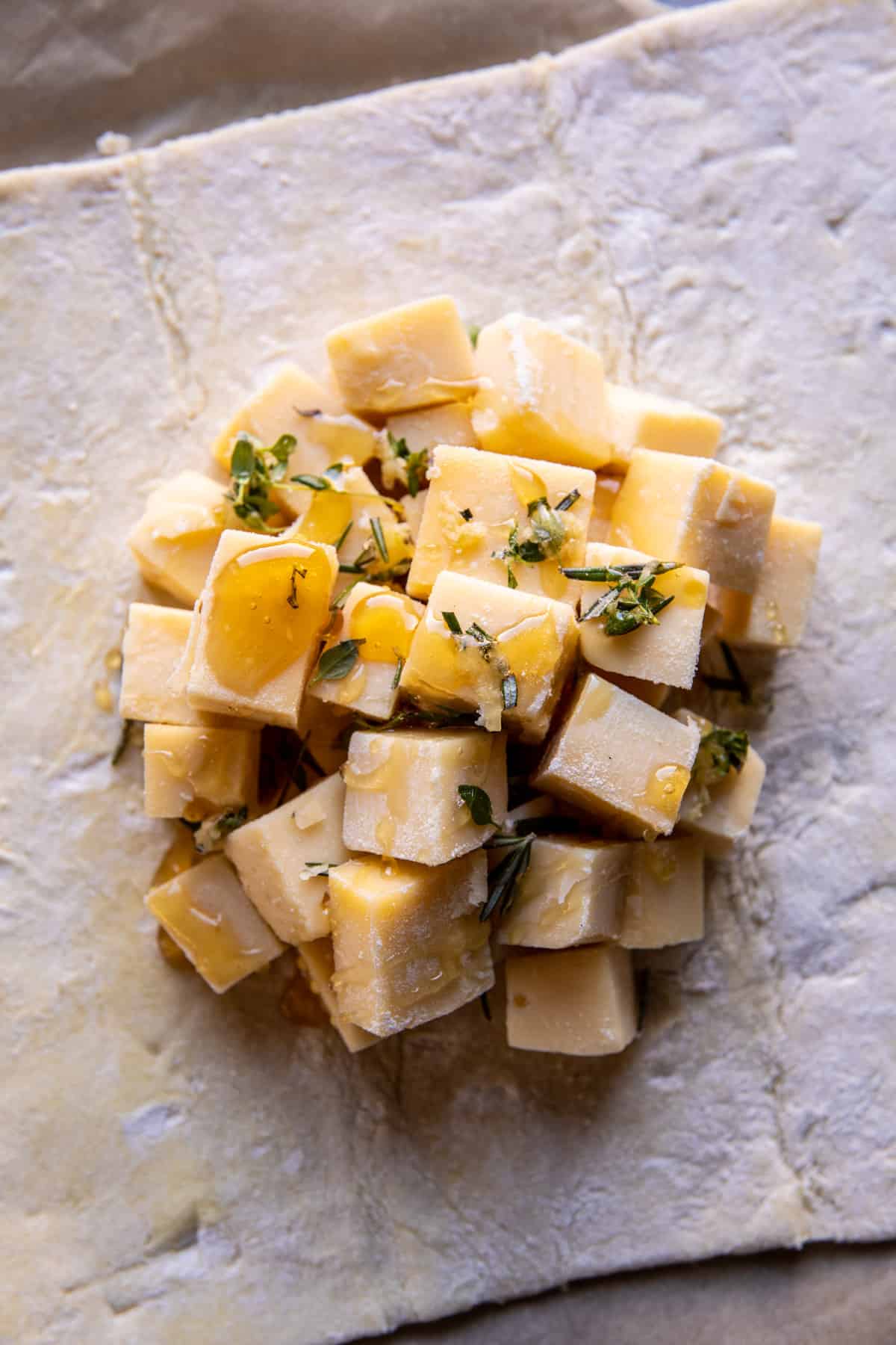 Baked Gruyère in Pastry with Rosemary and Garlic | halfbakedharvest.com