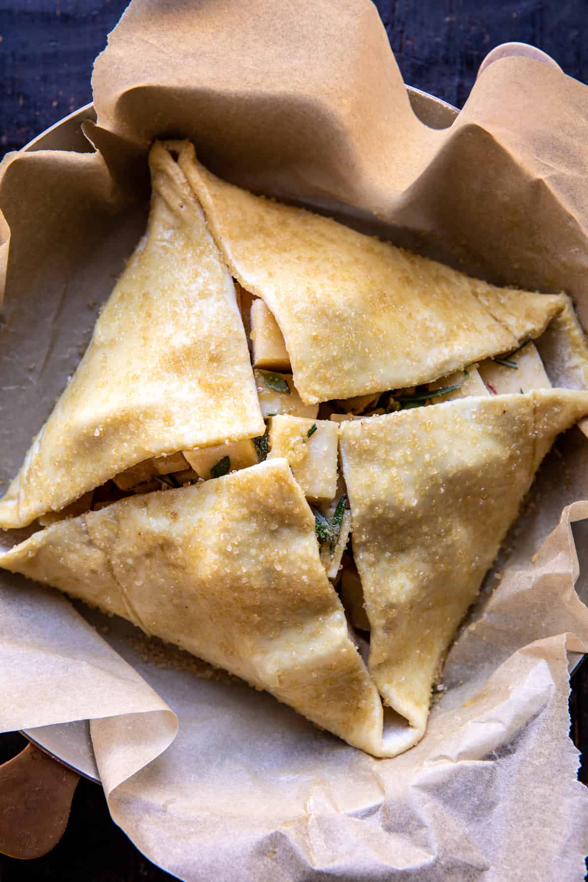 Baked Gruyère in Pastry with Rosemary and Garlic | halfbakedharvest.com