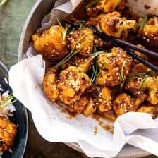 Baked Sesame Orange Cauliflower | halfbakedharvest.com