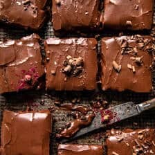 Retro-Style Chocolate Sheet Cake | halfbakedharvest.com