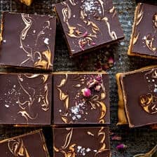 Chewy Chocolate Peanut Butter Bars | halfbakedharvest.com
