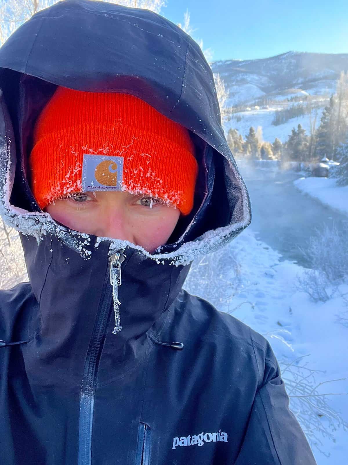 me outside in the cold 