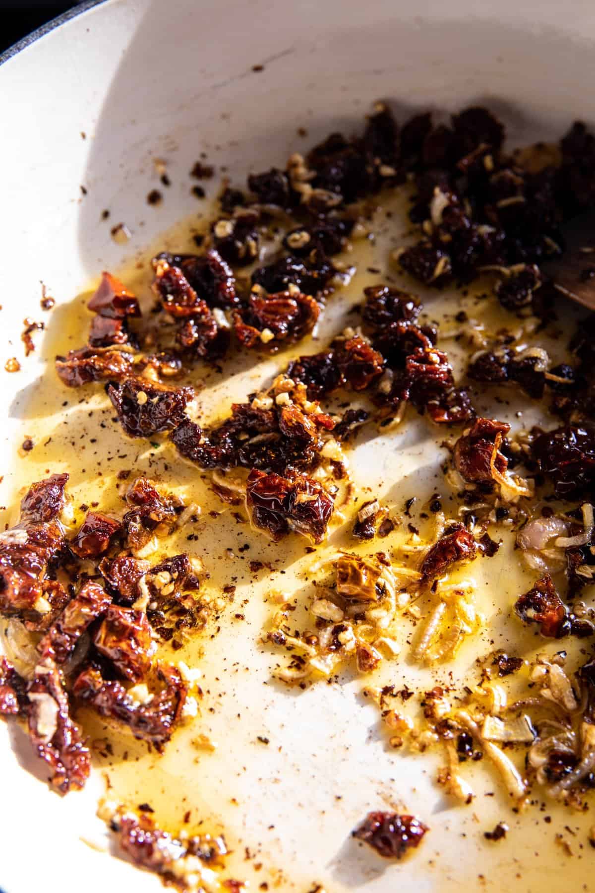 One Pot Sun-Dried Tomato Pasta with Whipped Ricotta | halfbakedharvest.com