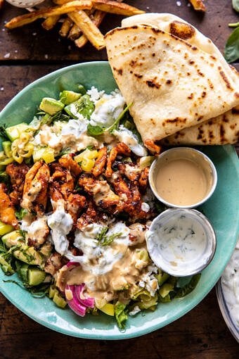 Greek Chicken Tzatziki Bowls | halfbakedharvest.com