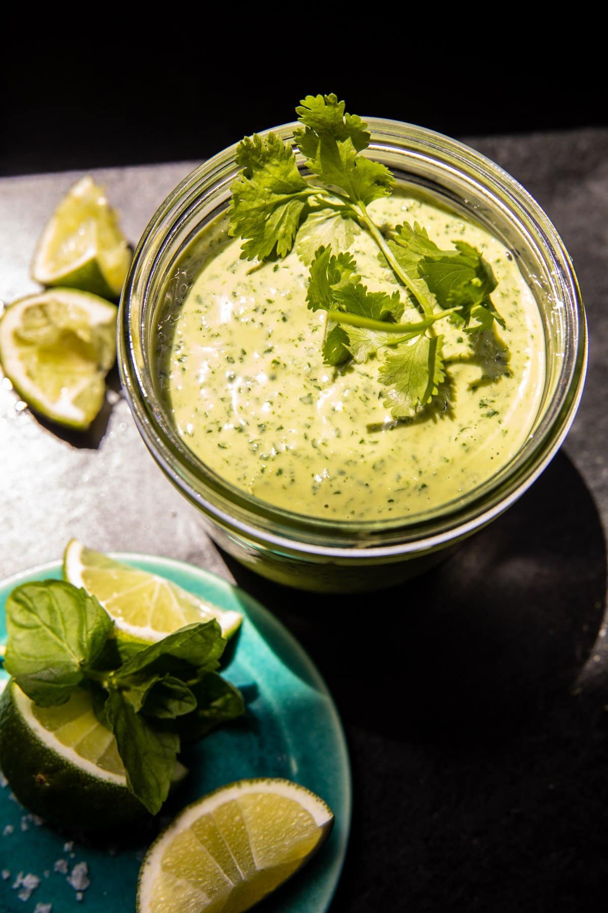 Mango Kale Salad with Cilantro Lime Dressing | halfbakedharvest.com