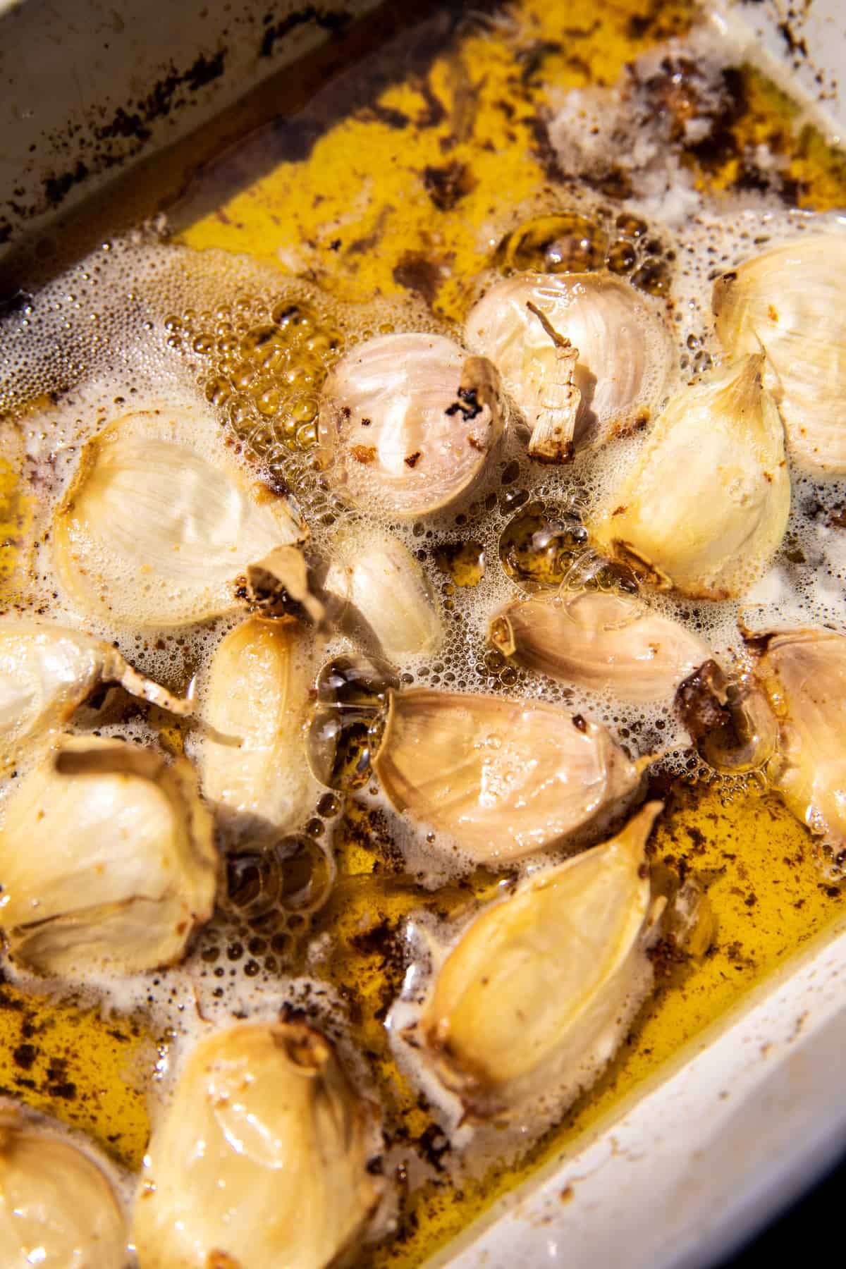 Roasted Garlic Butter Smashed Potatoes | halfbakedharvest.com 