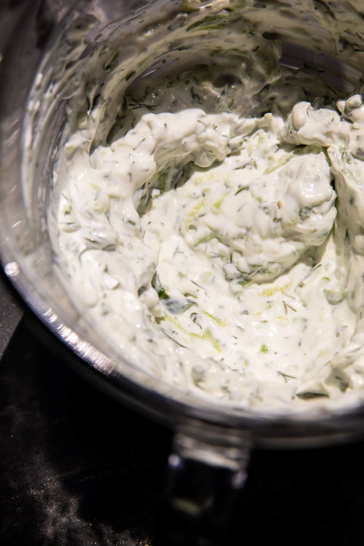 Sheet Pan Greek Meatballs and Tzatziki | halfbakedharvest.com