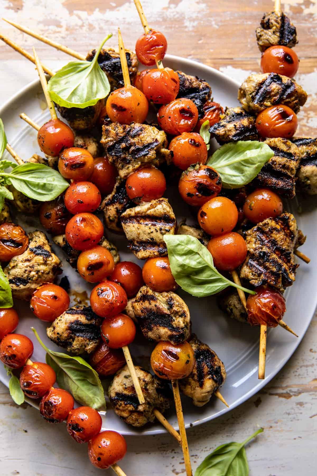 Charred Peppers with Marinated Feta and Tzatziki | halfbakedharvest.com