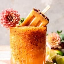 Frozen Aperol Peach Margarita | halfbakedharvest.com