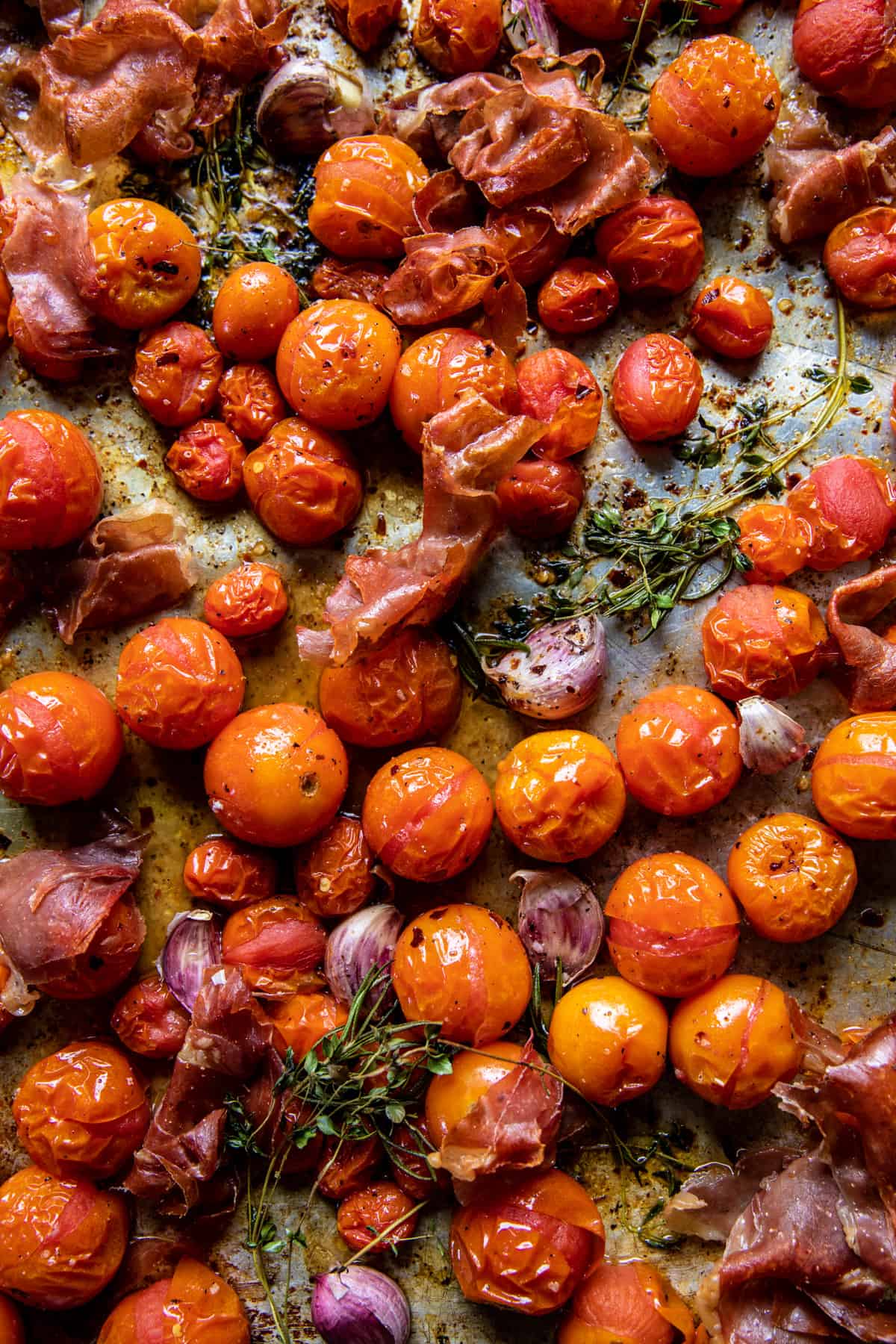 Creamy Roasted Tomato Ricotta Pasta with Crispy Prosciutto | halfbakedharvest.com