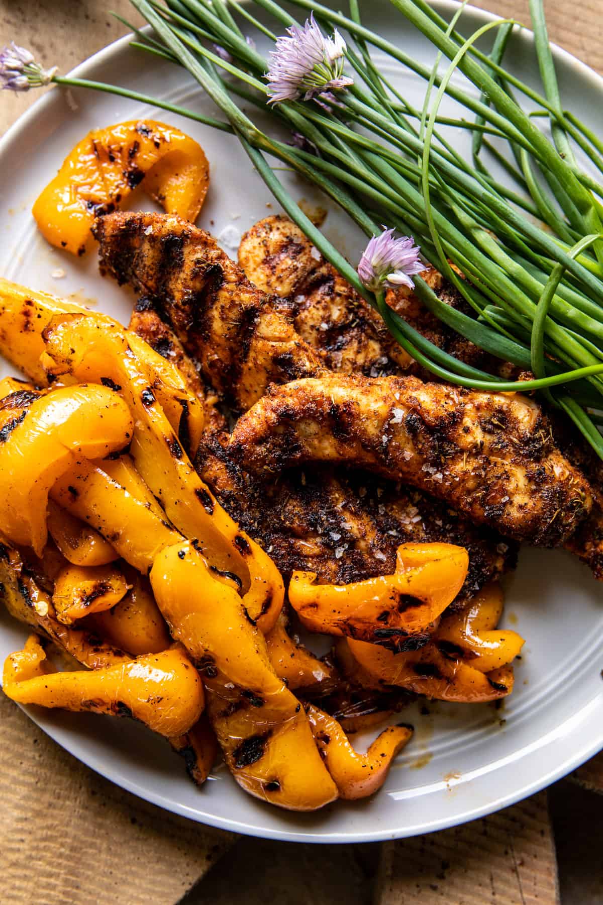 Fajita Chicken and Avocado Ranch Salad Wraps | halfbakedharvest.com