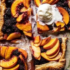 Blackberry Peach Galette | halfbakedharvest.com