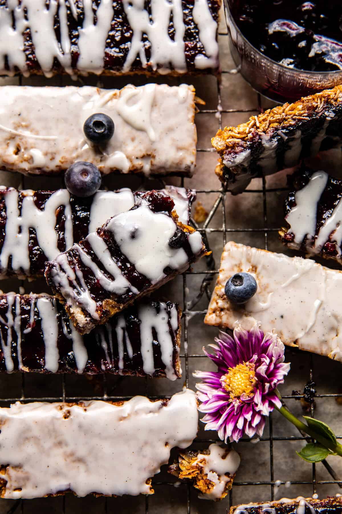 Blueberry Yogurt Granola Bars | halfbakedharvest.com