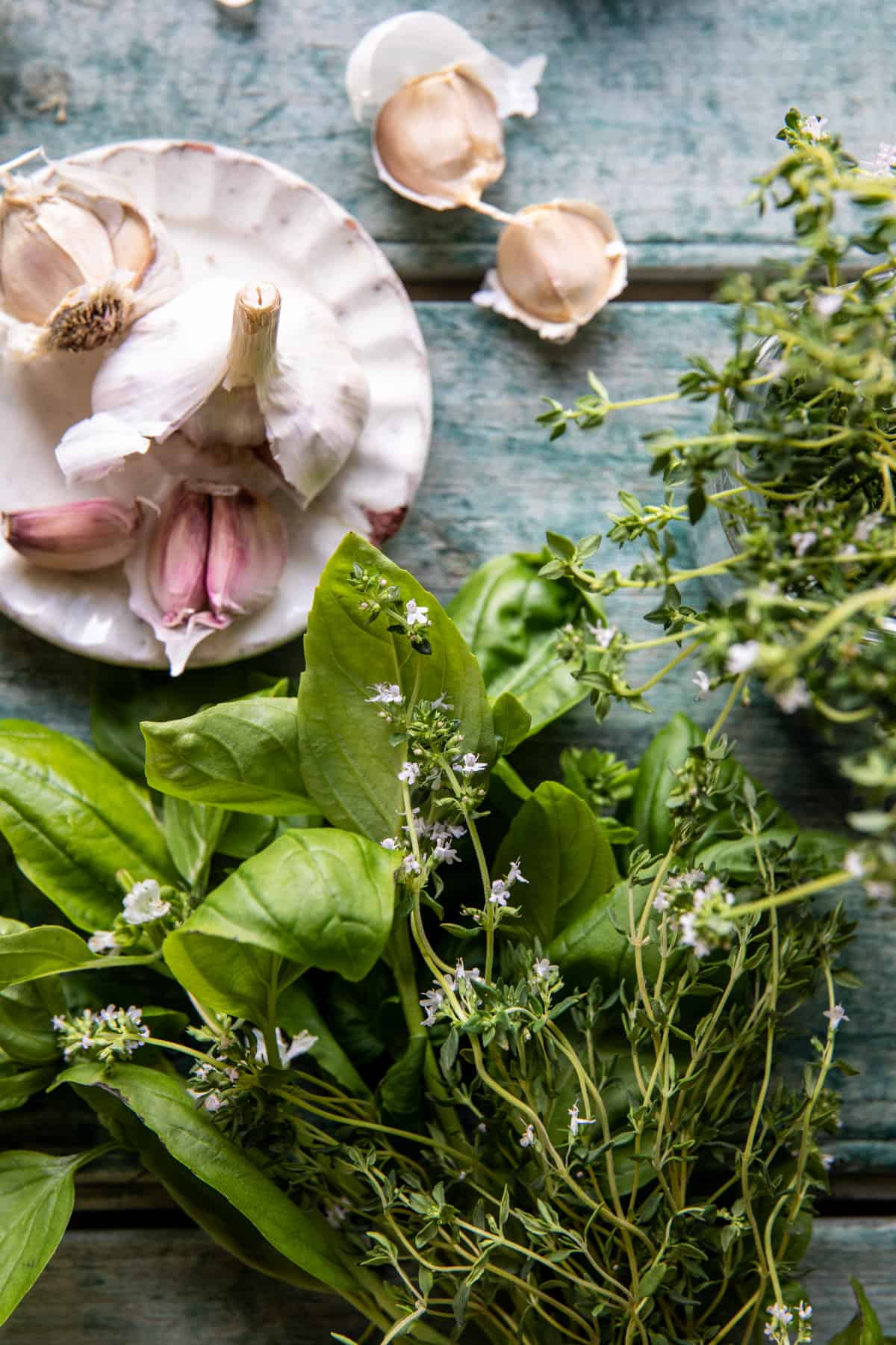 Creamy Garlic Corn Chicken with Cheesy Polenta | halfbakedharvest.com