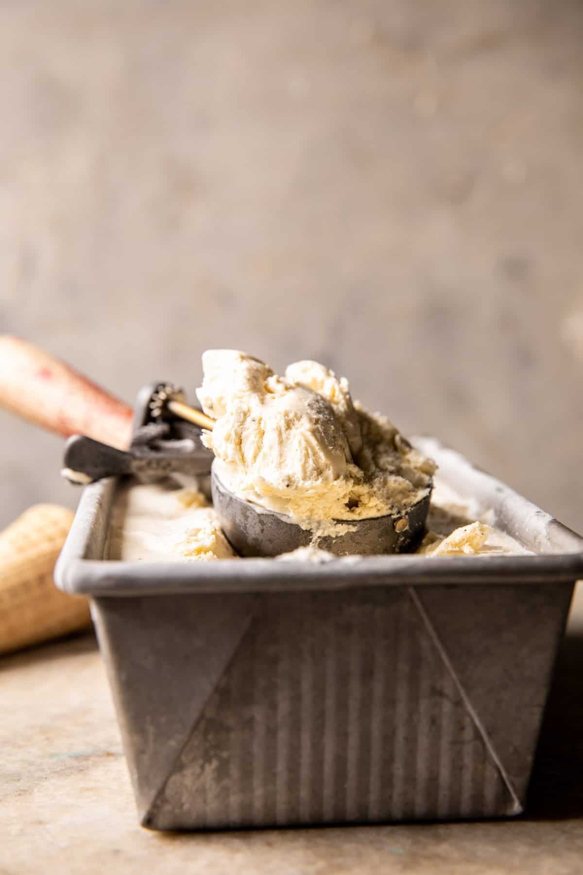 No Churn Vanilla Bean Olive Oil Ice Cream | halfbakedharvest.com