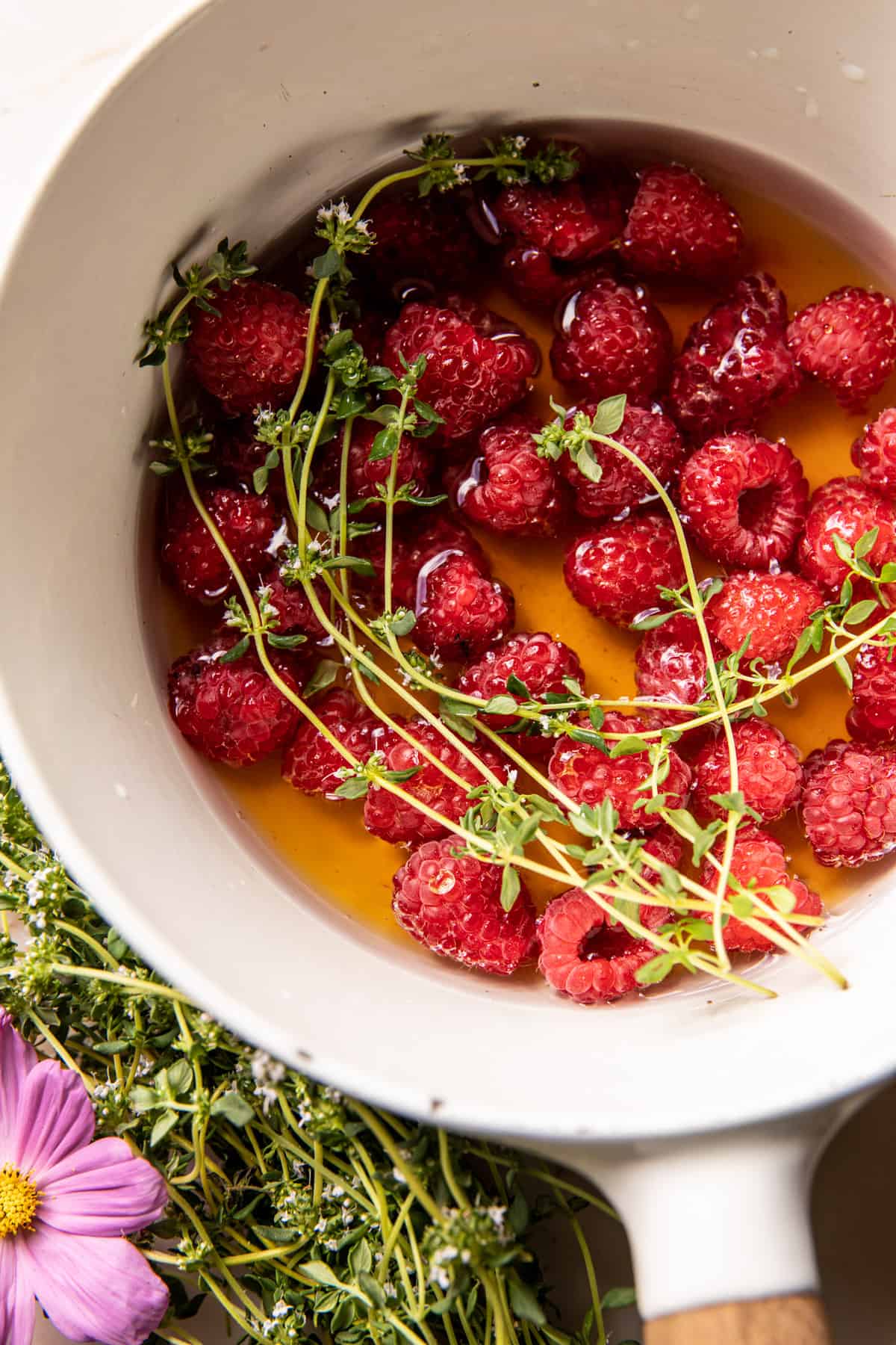 Raspberry Thyme Negroni Sour | halfbakedharvest.com