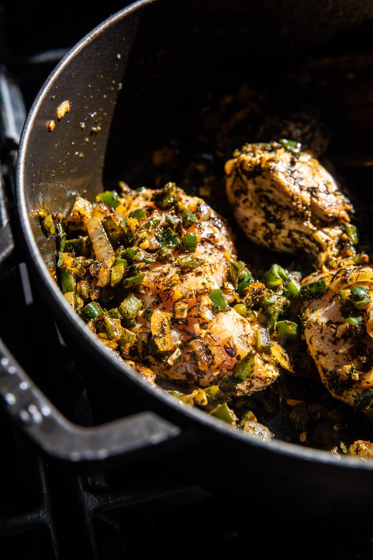 Spicy Buffalo White Chicken Chili | halfbakedharvest.com