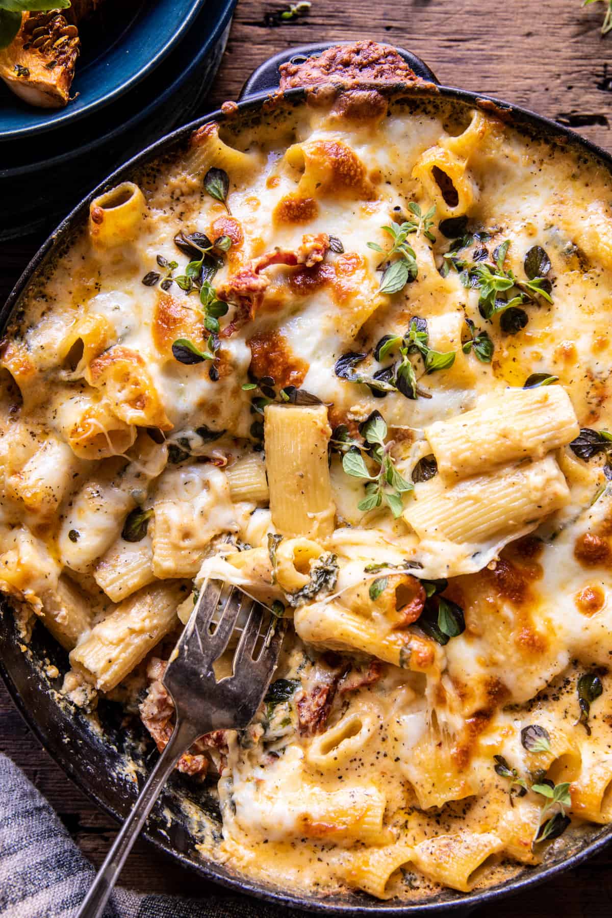Baked 4 Cheese Butternut Squash Rigatoni | halfbakedharvest.com