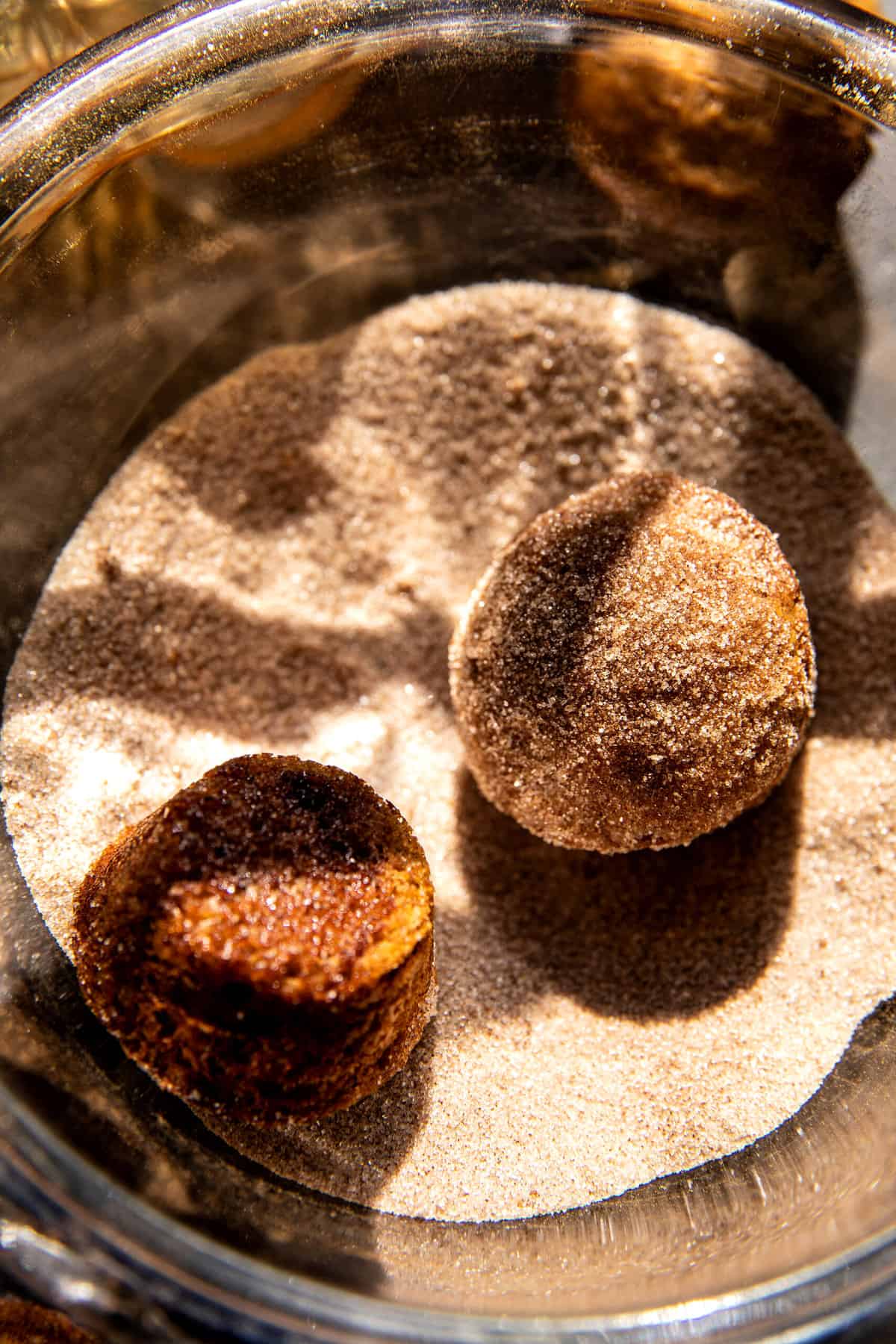 Baked Cinnamon Sugar Apple Cider Doughnut Holes | halfbakedharvest.com