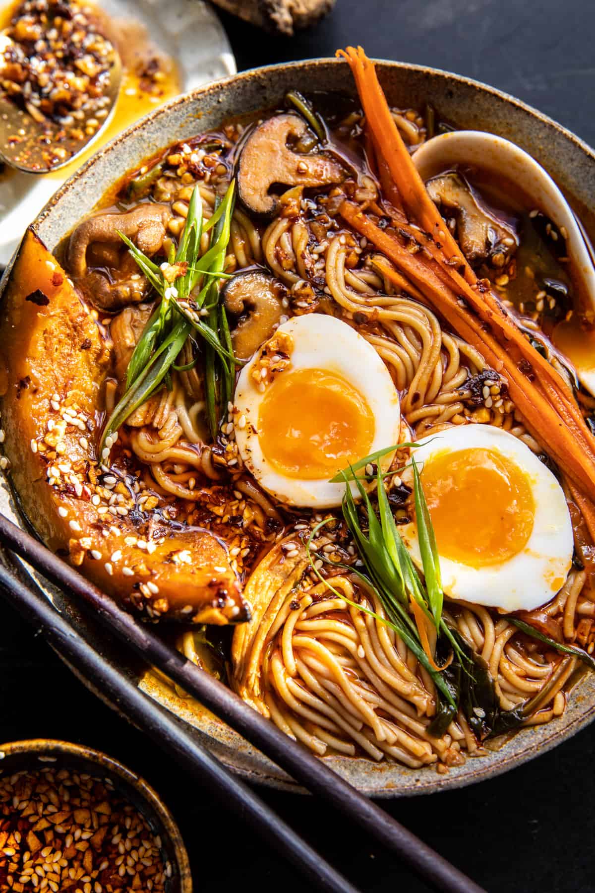 Better For You Chicken and Spinach Ramen | halfbakedharvest.com