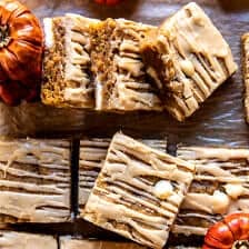 Brown Sugar Maple Pumpkin Butter Bars | halfbakedharvest.com