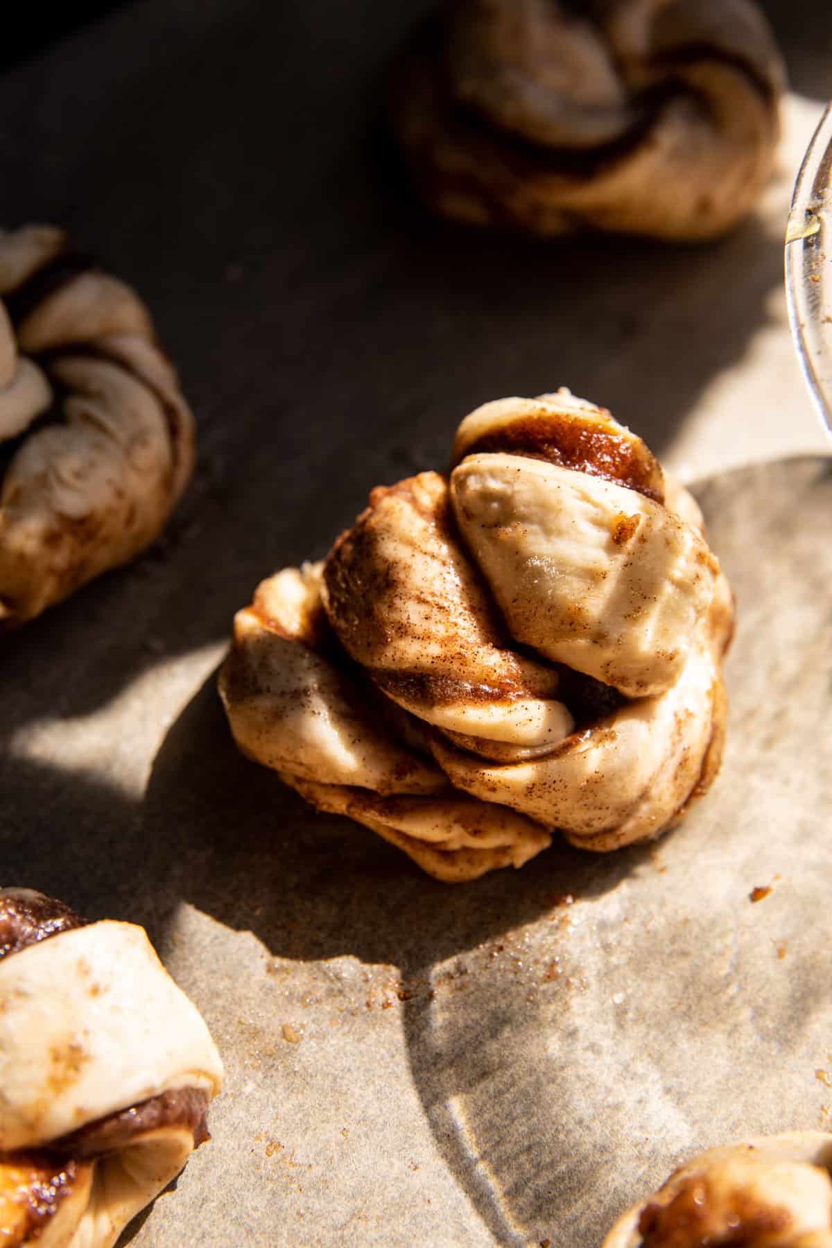 Cinnamon Crunch Apple Butter Soft Pretzel Knots | halfbakedharvest.com
