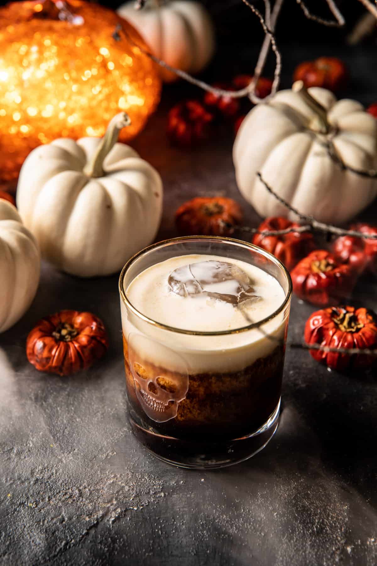 Jack Skellington's Haunted White Russian | halfbakedharvest.com